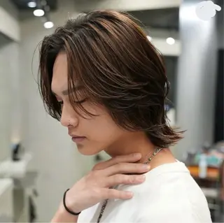 パーマ メンズ 小尾 優然のヘアスタイル