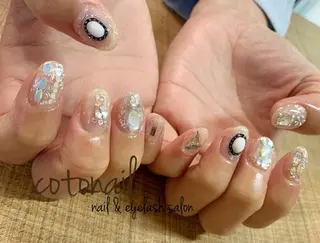 ネイル ツメトマツゲ .のネイルデザイン