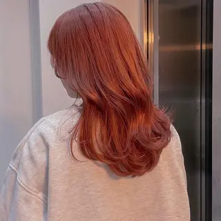 セミロング ♥️透明感×抜け感 ベージュ/佑珠♥️のヘアスタイル