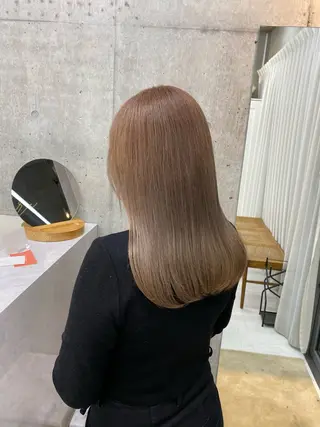 セミロング 透明感 color♡ Ibukiのヘアスタイル