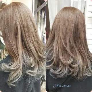 セミロング カラー Culumi所属・Culumi クルミ 松井照雄/梅田茶屋町のヘアスタイル