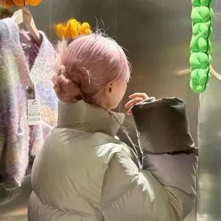 カラー 🤍韓国ワンホンヘ ア SHIONE🤍のヘアスタイル