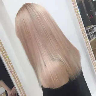 セミロング 可児 令路のヘアスタイル