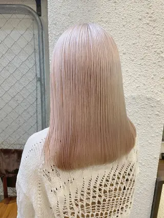 セミロング カラー ヘアアレンジ 〽️magico/ ウルフDaiki〽️のヘアスタイル