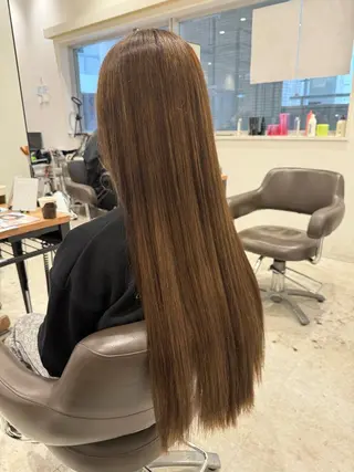 ロング カラー 髪質改善カラー ゆづきのヘアスタイル