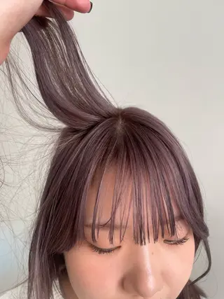 セミロング カラー 🎀ボブ＋ハイトーン シュカ👶🏻のヘアスタイル