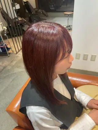 セミロング ブリーチ🌟リタッチ 🎠KANON🎡のヘアスタイル