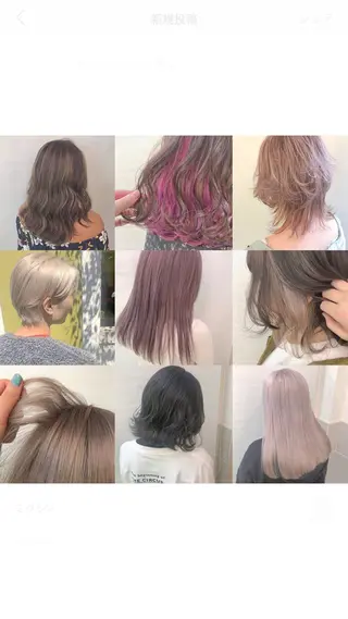 ロング カラー ヘアアレンジ SNSで大バズり‼️ 欧米風ヘア大ヒット中のヘアスタイル