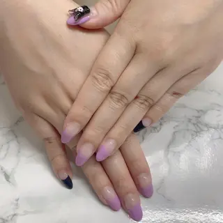 ネイル はな💎ネイル ワンホン、長さ出しのネイルデザイン