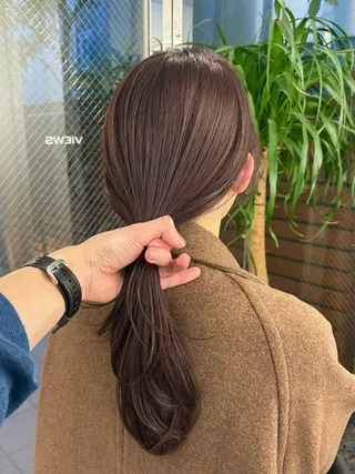 ロング カラー 村田 りょうやのヘアスタイル