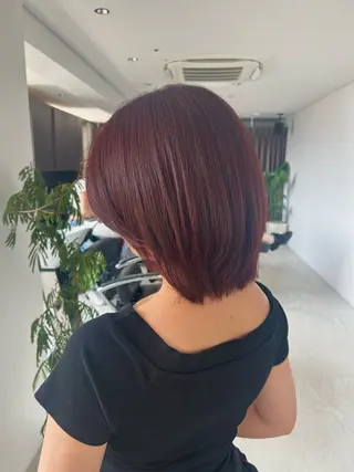 ミディアム カラー 透明感カラー🌙 REALharukaのヘアスタイル