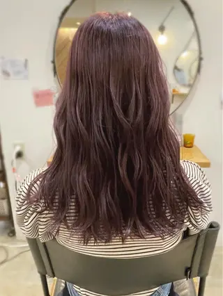 ロング カラー 中津/梅田/赤み消し /髪質改善/愛芽のヘアスタイル
