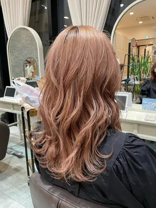 カラー 天王寺 hinataのヘアスタイル