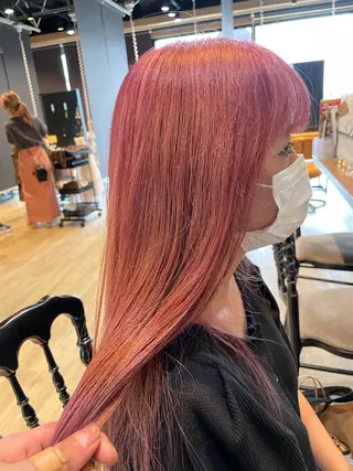 ミディアム カラー 髪質改善/ブリーチ 田代 龍我のヘアスタイル