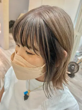 ミディアム 渡部 未歩のヘアスタイル