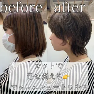 ショート ショート、ボブ特化 長島智彦のヘアスタイル