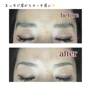 ショート ミディアム セミロング カラー パーマ ヘアアレンジ ネイル マツエク・マツパ 眉毛サロン DUAL 恵比寿の眉毛・アイブロウイメージ