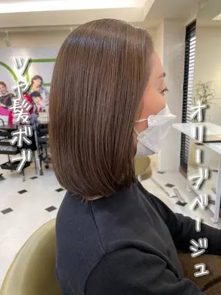 ミディアム カラー 髪質改善サロンLOUIMADNA栄店所属・🌈縮毛矯正特化 杉浦　夏生のヘアスタイル