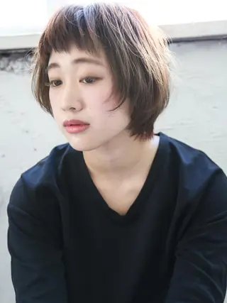 ショート 石渡このみ 🍊レイヤーカットのヘアスタイル