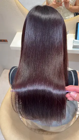 ロング カラー レイヤー✨縮毛矯正 川村利幸のヘアスタイル