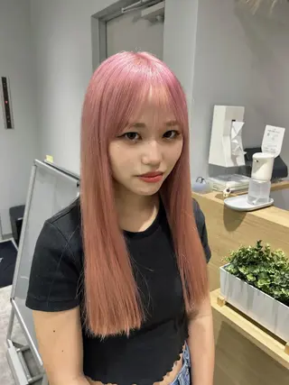 ロング カラー Lien by kiitos所属・韓国ヘア×レイヤー カット/上田丈也のヘアスタイル