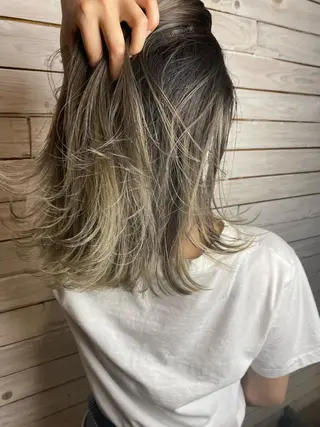 ミディアム 透明感カラー🫧✨ 副店長 藤本彩果のヘアスタイル