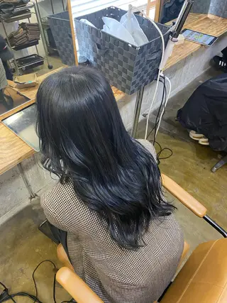 ロング カラー ブリーチカラーと、髪 質改善。HARUKAのヘアスタイル