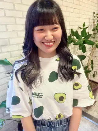 ミディアム カラー ヘアアレンジ ブリーチなし/ レイヤー🌿runaのヘアスタイル