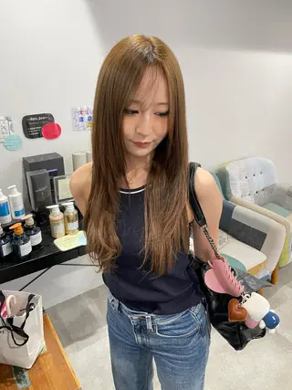 ロング カラー capa natsumiのヘアスタイル