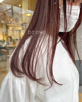 ミディアム カラー カワシマ セイカのヘアスタイル