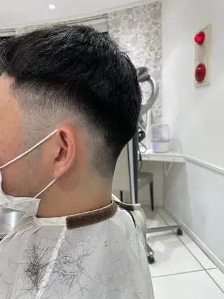 メンズ センターパート 川島爽楽のヘアスタイル