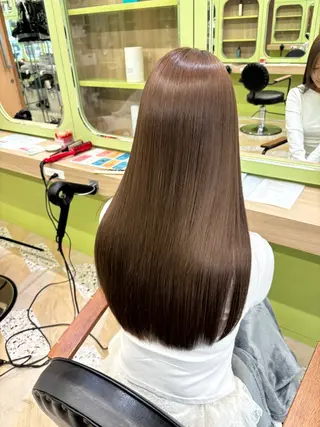 ロング パーマ KOH/髪質改善特化 /縮毛矯正のヘアスタイル