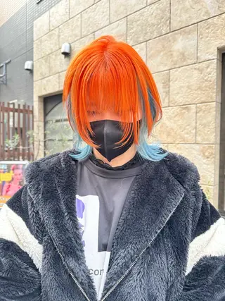 ミディアム issa academyのヘアスタイル