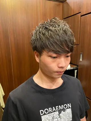 ミディアム 齋藤 大晟のヘアスタイル