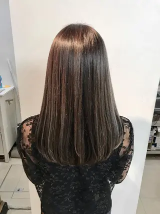 ロング 平田 健一のヘアスタイル