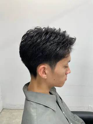 ショート メンズ sunc所属・安野 碧のヘアスタイル
