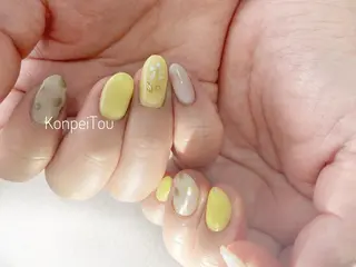 ネイル おうちのネイルサロン konpeiTou〜こんぺいとう〜所属・おうちのネイルサロン KonpeiTouのネイルデザイン