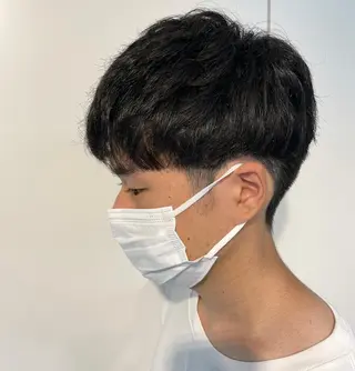 メンズ 🍮中山詩乃🍮顔 まわりデザイン◎のヘアスタイル