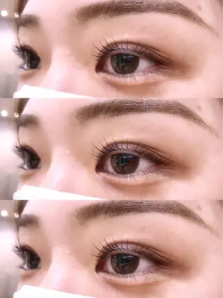 マツエク・マツパ シールエクステ/ ダブルカラー/茉央のヘアスタイル