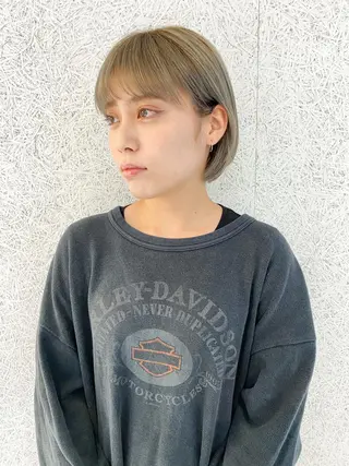 ショート カラー 大宮 / ボブ特化 永井竜也のヘアスタイル