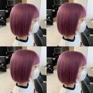 ミディアム カラー ヘアアレンジ 🦋韓国ヘア 坂本 菜摘🦋のヘアスタイル