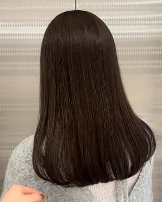 セミロング カラー CHAINON×FeM#所属・名駅/sHiHo/透 明感カラー✨🎀/のヘアスタイル