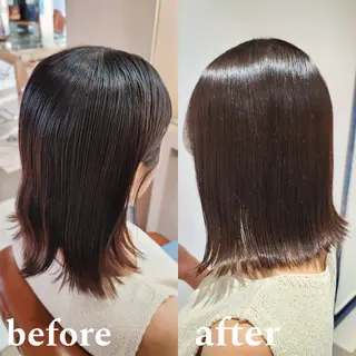 ミディアム 無料カットモデル/ セット/COCOKAのヘアスタイル