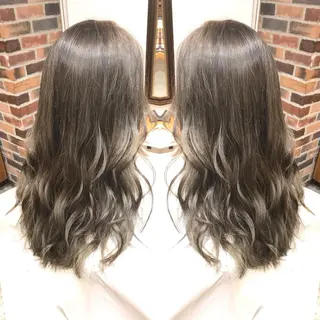 セミロング カラー パーマ ヘアアレンジ メンズ キッズ Forest. -髪質改善-のヘアスタイル