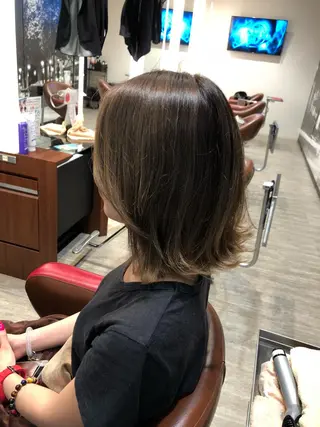 ミディアム 髪質改善/イルミナ/ 城崎のヘアスタイル