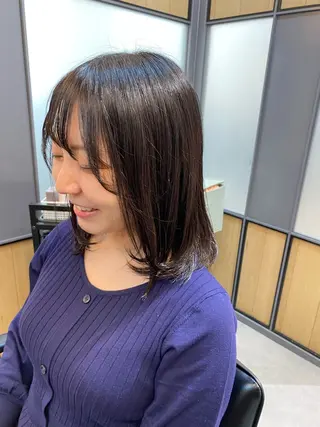 ミディアム GO TODAY神戸三宮所属・あ きのヘアスタイル