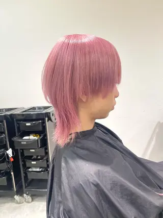 ショート カラー メンズ 田中大星 /ボブ 縮毛矯正のヘアスタイル