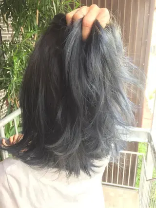 ミディアム カラー 美容歴18年以上🌈 山口のヘアスタイル