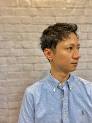 ショート グレイスフルバーバープラチナム六本木店所属・六本木メンズヘア 大橋勇貴のヘアスタイル