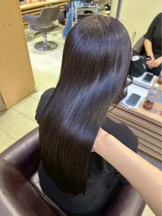 ロング カラー 再現性の高いパーマ 🌀ふうき🌀のヘアスタイル